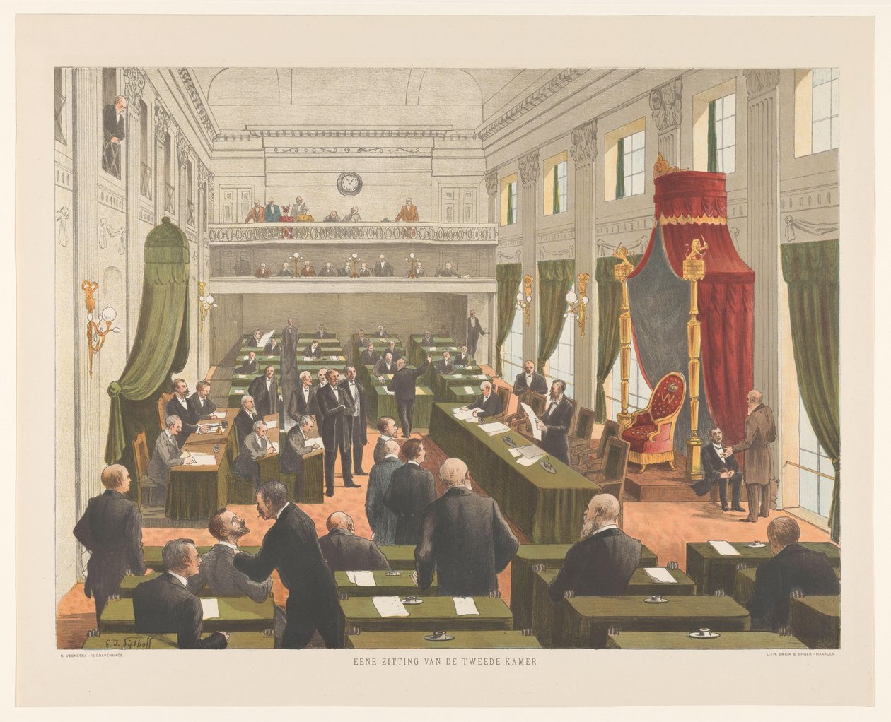 州議会下院、ハーグ 作： Gijsbertus Jan Sijthoff