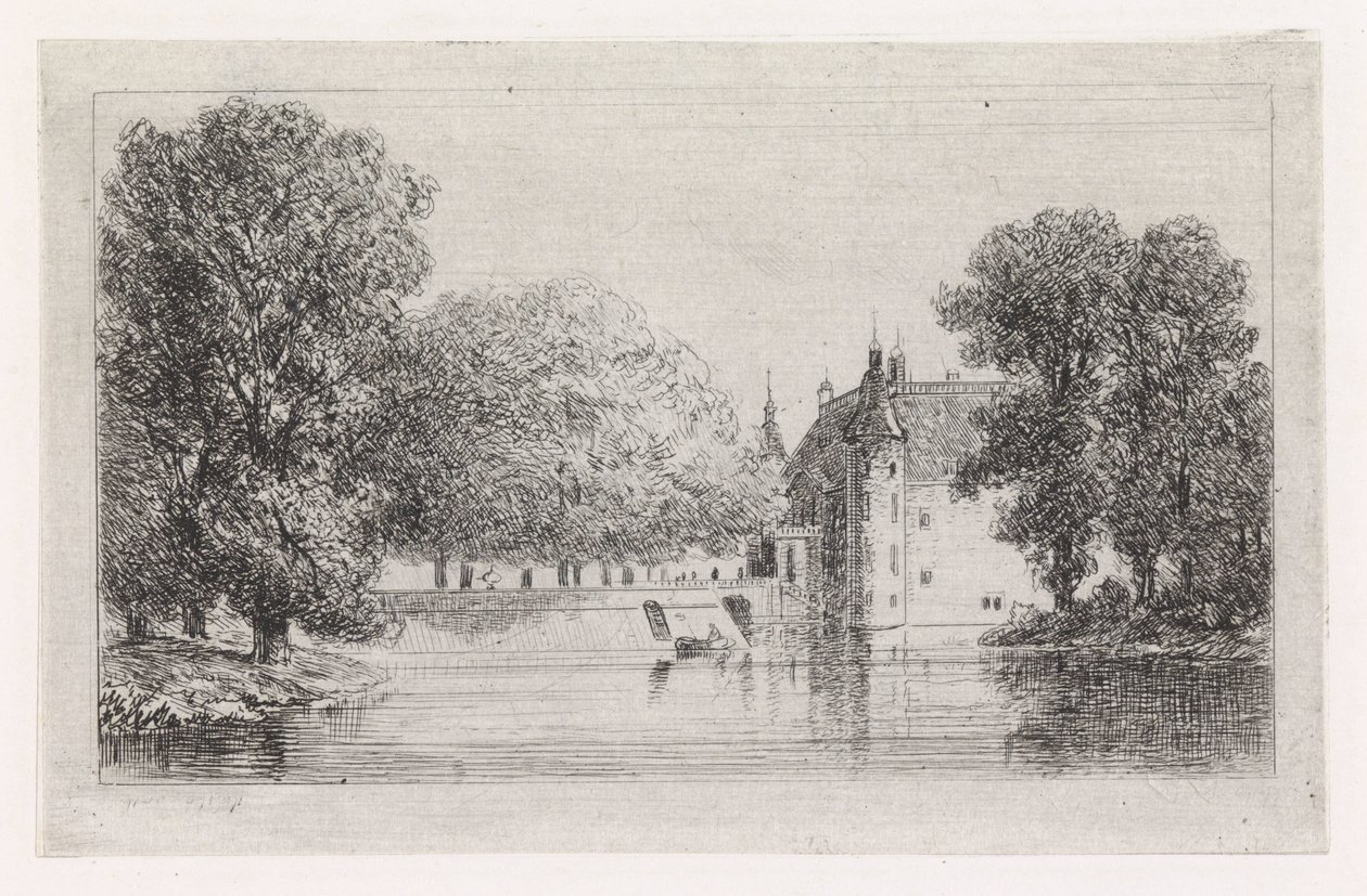 水上の城 作： Gijsbertus Johannes Verspuy