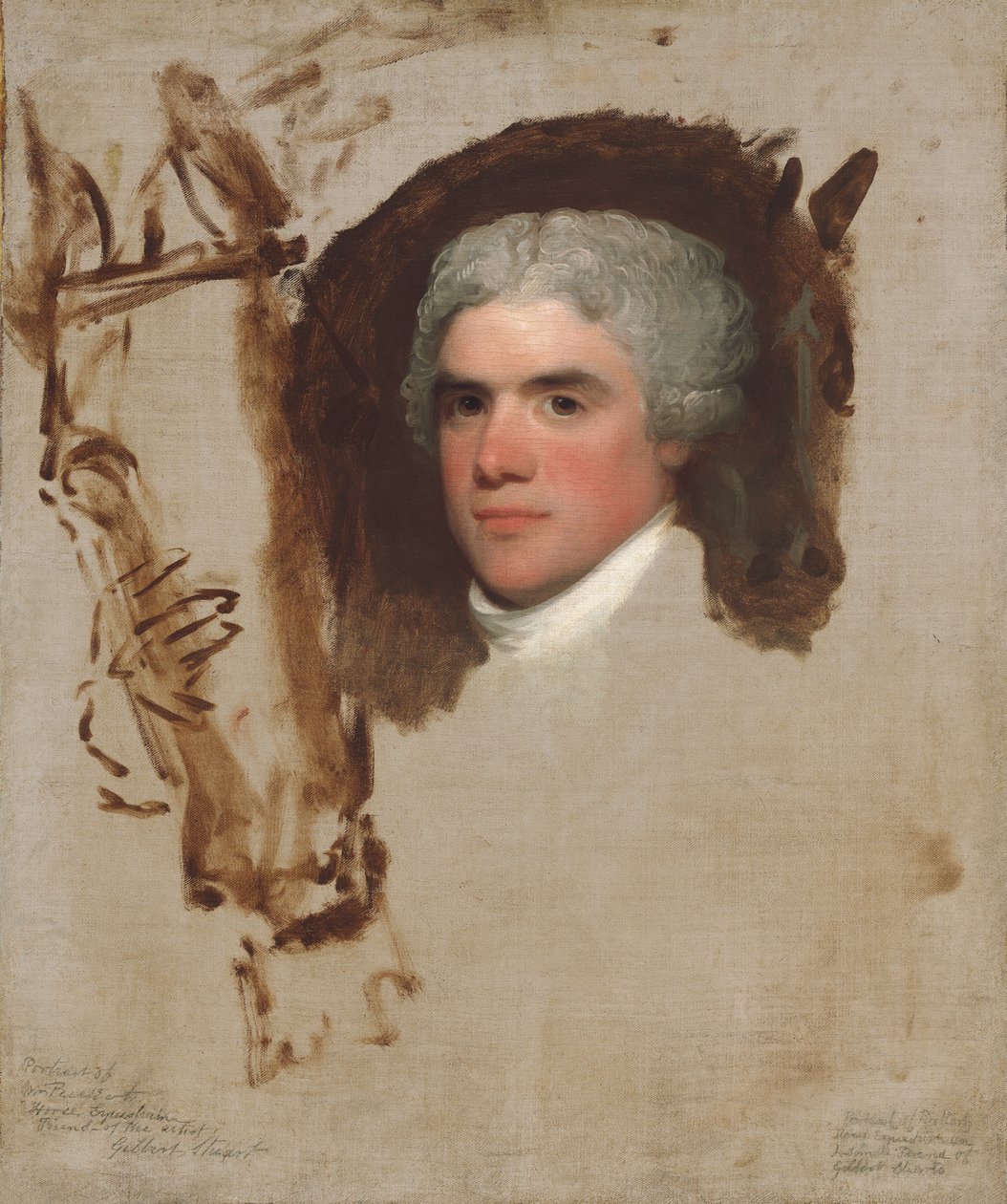 ジョン・ビル・リケッツ、1795-9 作： ギルバート・スチュアート