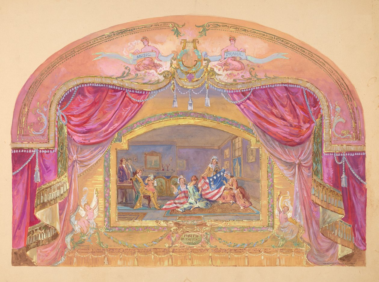 演劇絵画、1935年1942年。 作： ギルバート・サッカーマン