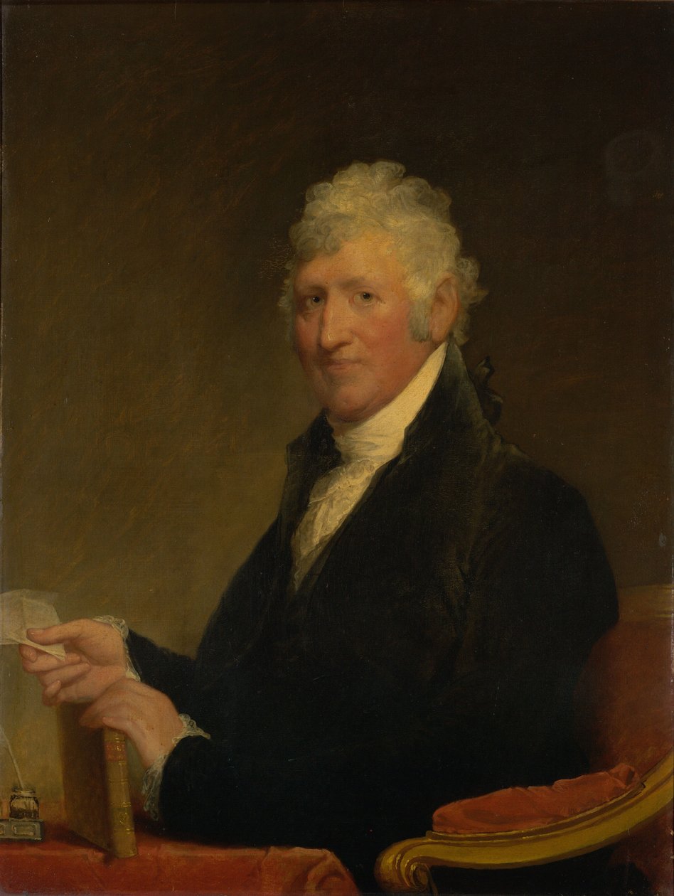 デイヴィッド・ハンフリーズ大佐（1752-1818）、B.A. 1771、M.A. 1774 作： ギルバート・スチュアート