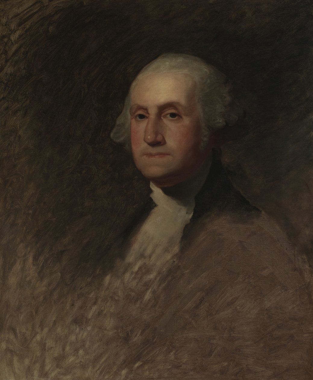 ジョージ・ワシントン（1732-1799）、LL.D. 1781 作： ギルバート・スチュアート