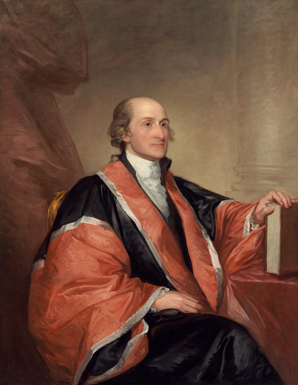 ジョン・ジェイ、1794年。 作： ギルバート・スチュアート