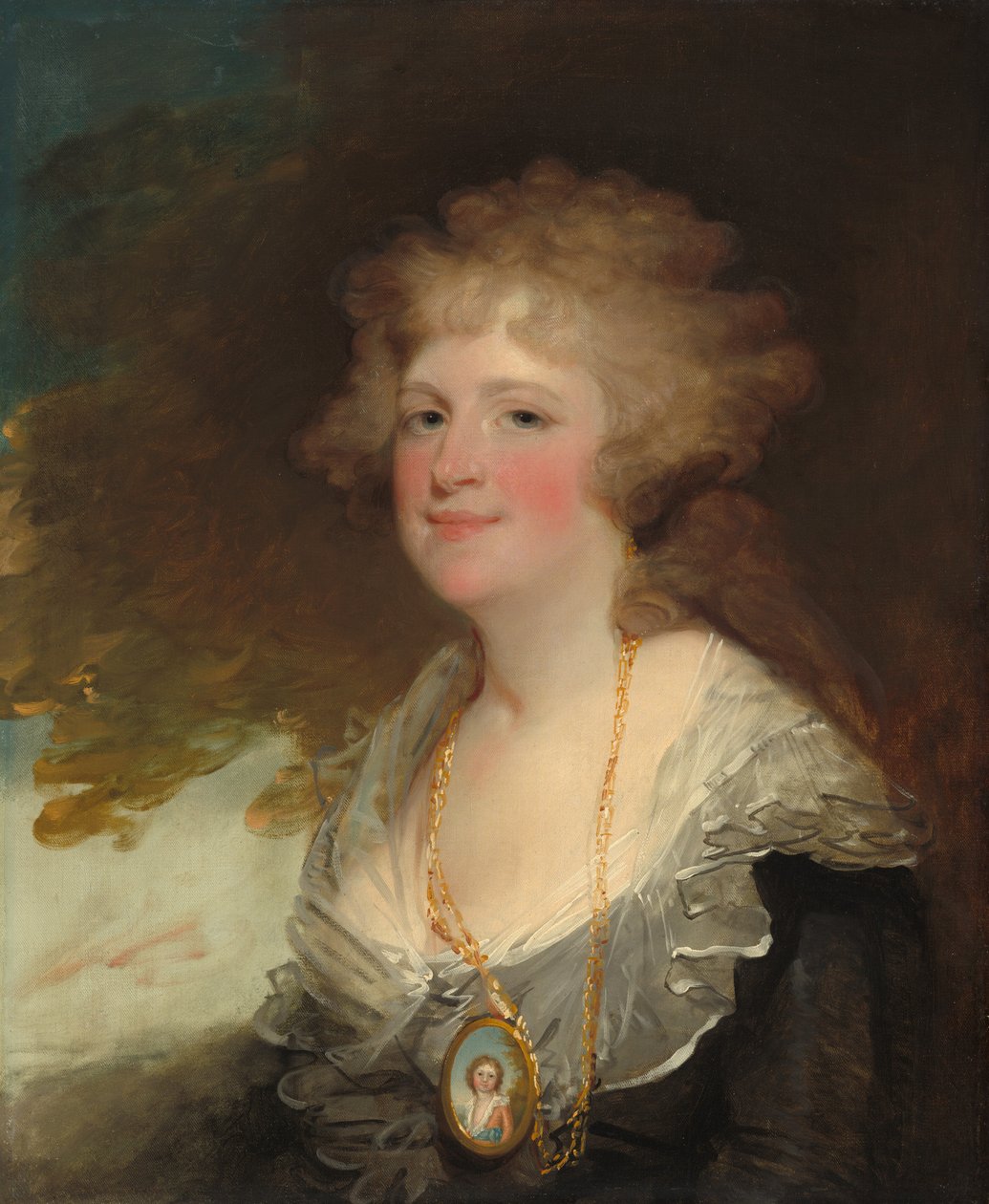 サラ・シッペン・リー夫人トーマス・リー、c。 1798年。 作： ギルバート・スチュアート
