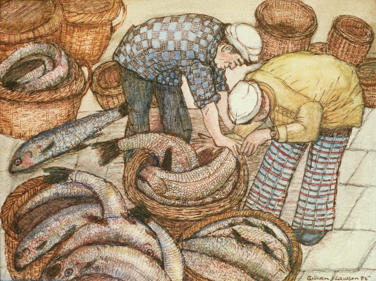 魚に集う 作： ジリアン・ローソン