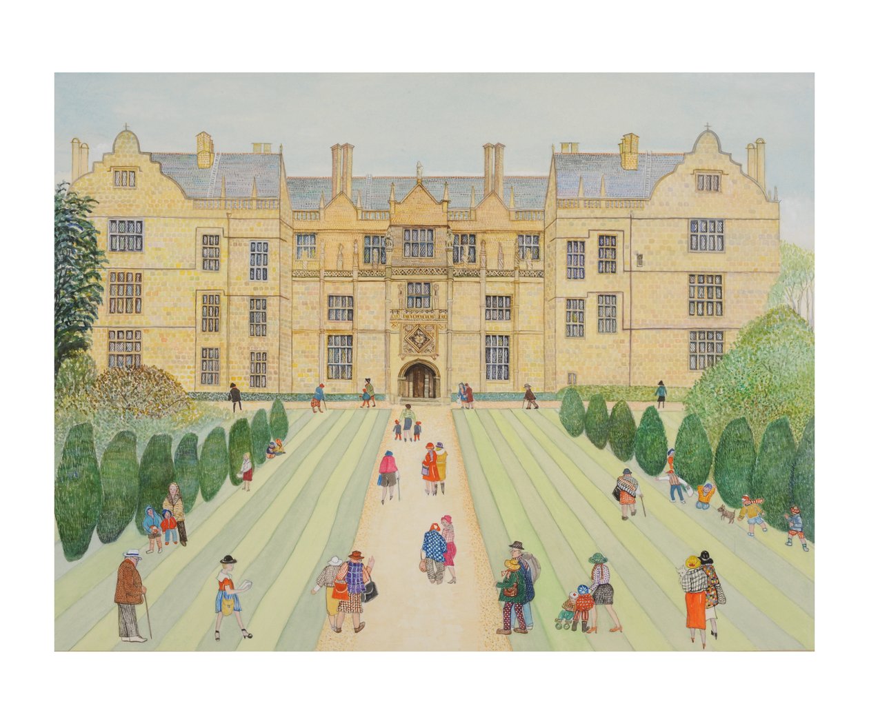 Montacute House（紙にトイレ） 作： ジリアン・ローソン