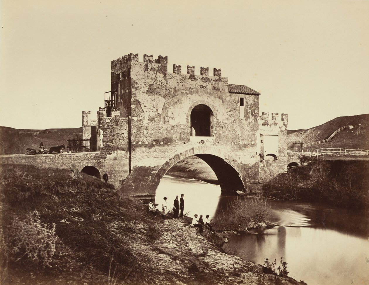 ノメンターノ橋、1860年代（写真） 作： ジョアッキーノ アルトベッリ