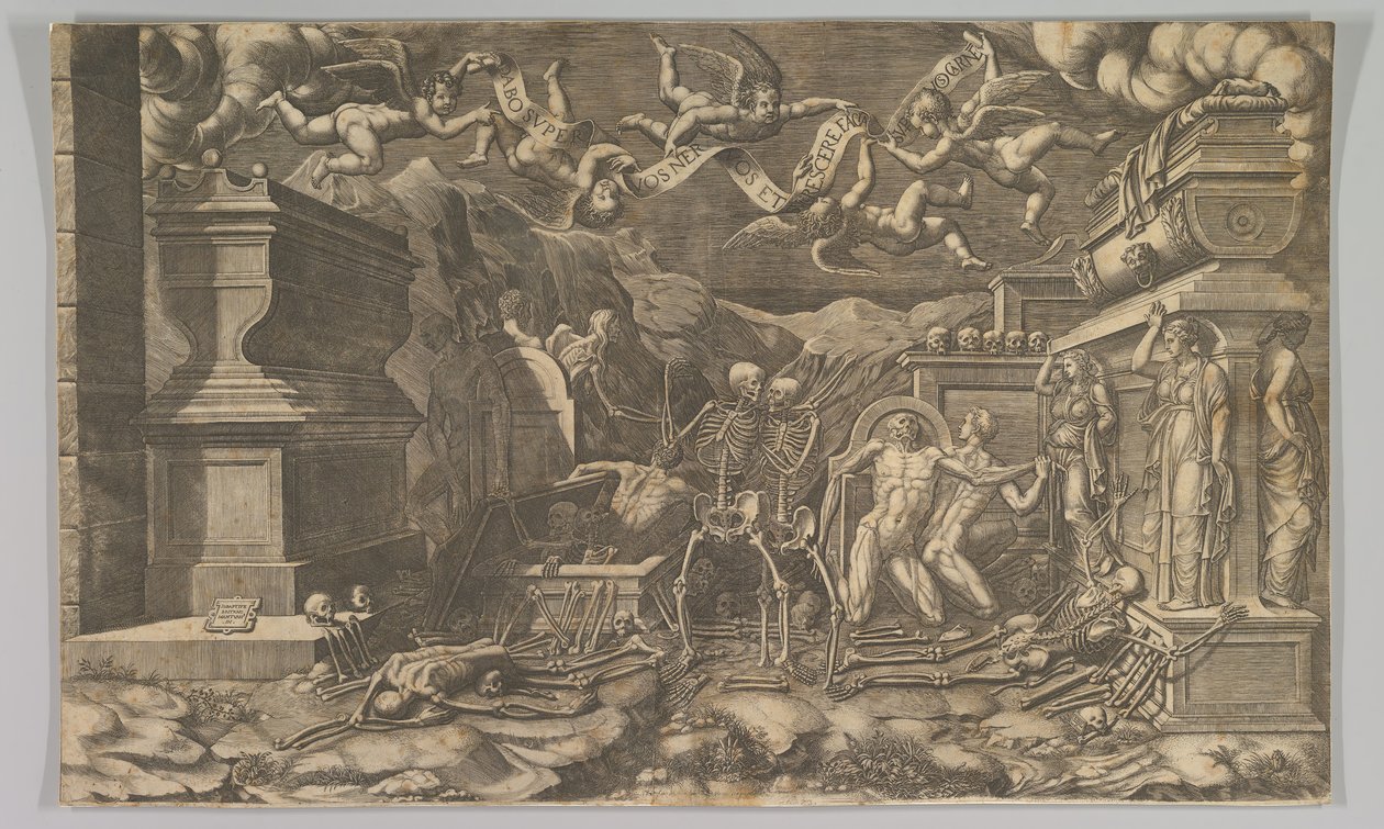 エゼキエルの幻視、1554年は1595年に再版されました。 作： ジョルジオ・ギシ