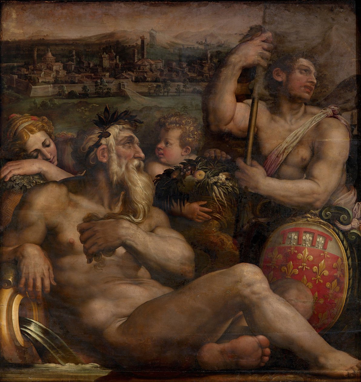 プラートの寓意、1563-1565 作： ジョルジオヴァザーリ