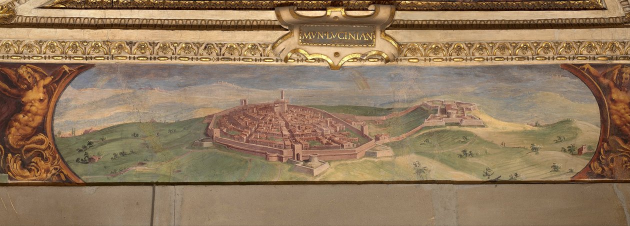 ルチニャーノの眺め、1557-1558 作： ジョルジオヴァザーリ