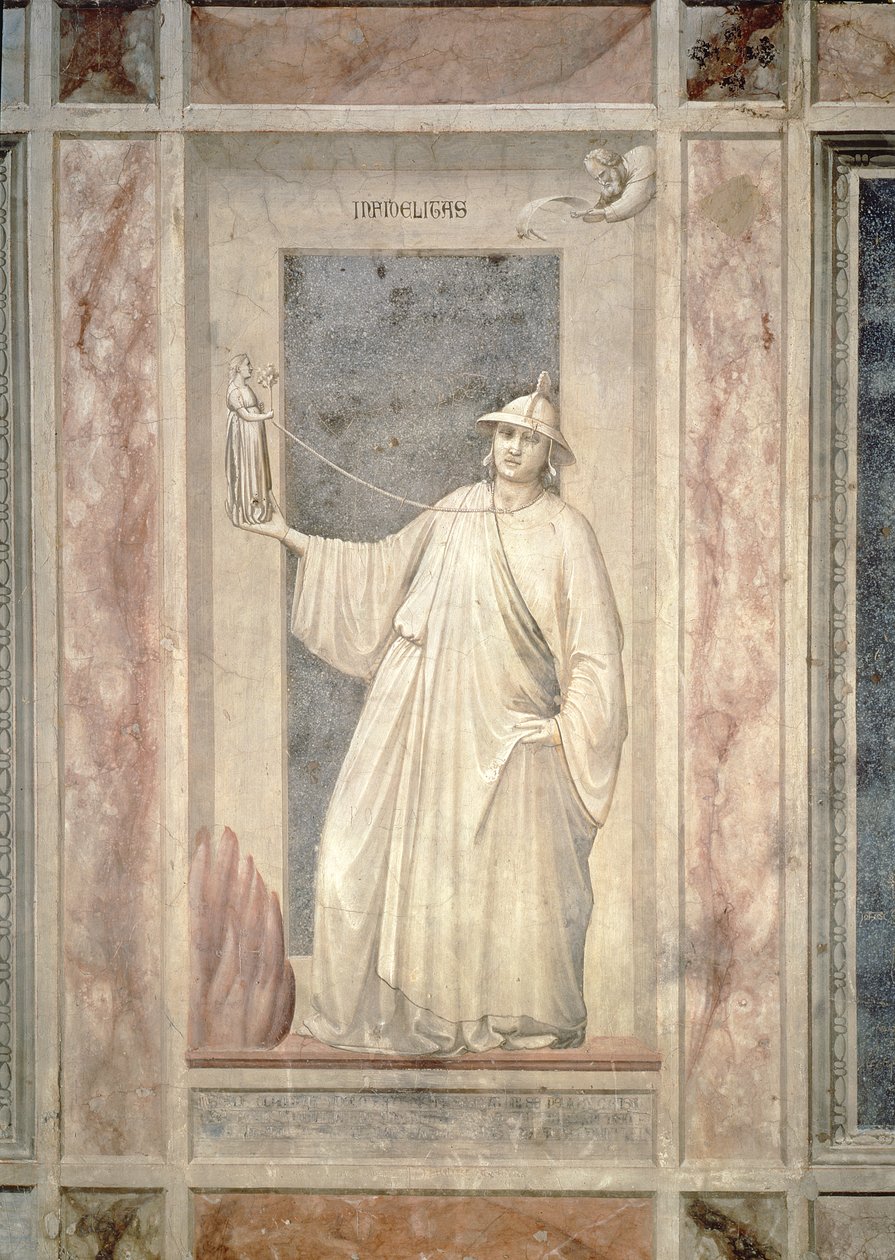 不貞、c.1305 作： ジョット・ディ・ボンドーネ