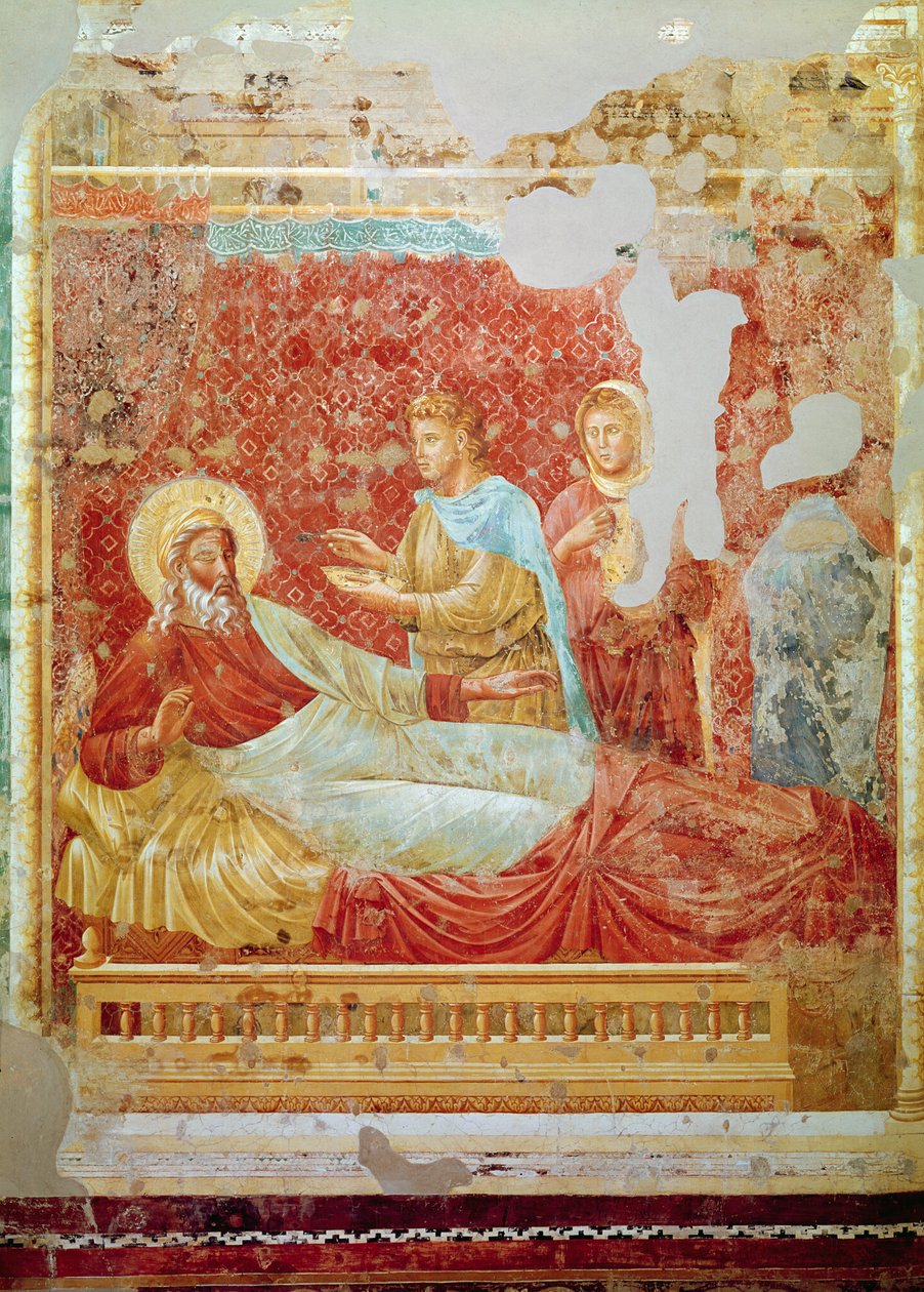 アイザック・レジェックエサウ、1288年頃 作： ジョット・ディ・ボンドーネ