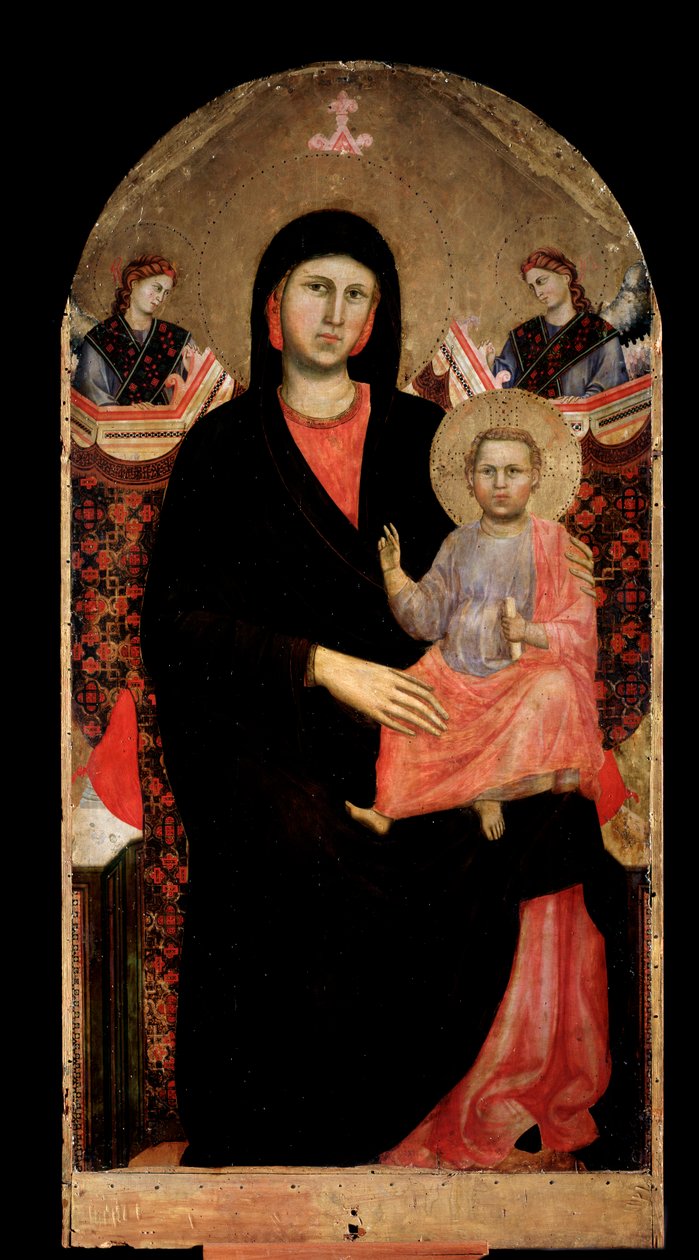 聖母子像（絵画 | ジョット（c.1266 1337） 聖母子像 木版画