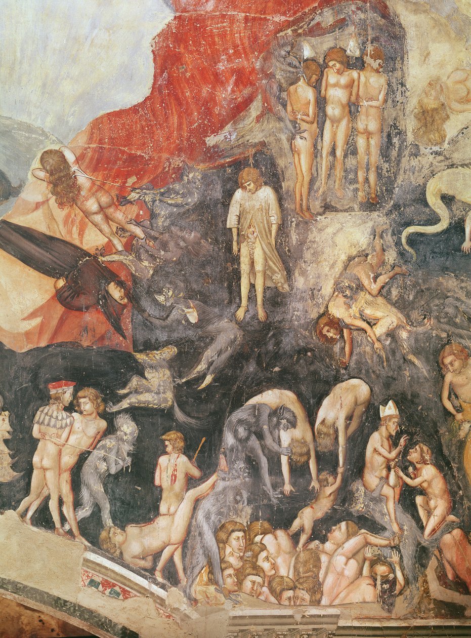 最後の審判、のろわれた詳細、1303-05（65227も参照） 作： ジョット・ディ・ボンドーネ