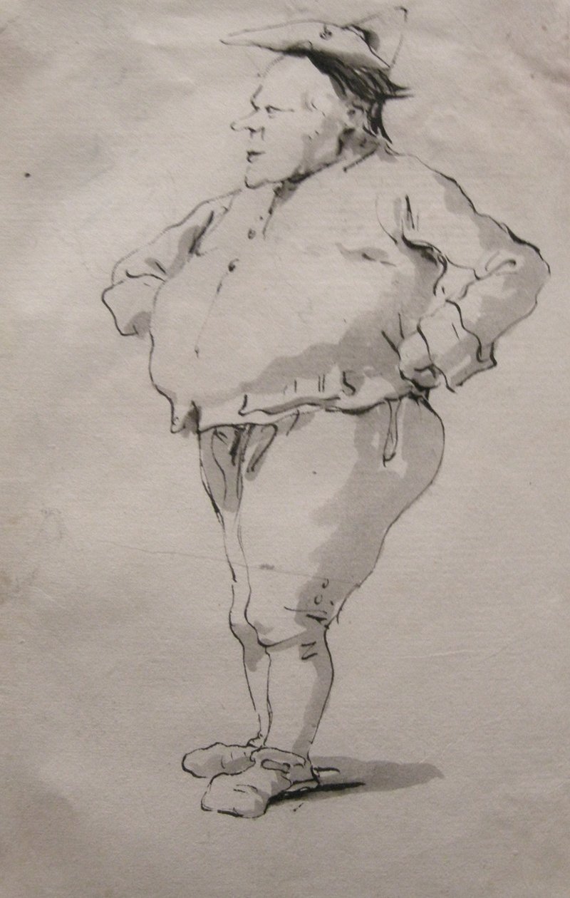人間の風刺画 作： ジョバンニ・バティスタ・ティエポロ