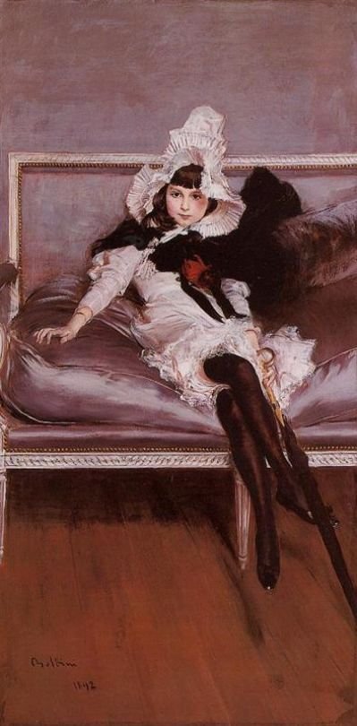 Giovinetta ErrazuriznDutchのポートレート：Giovinetta ErrazuriznによるPortatPolski：Portet Giovinetty Errazurizn 作： ジョバンニ・ボルディーニ