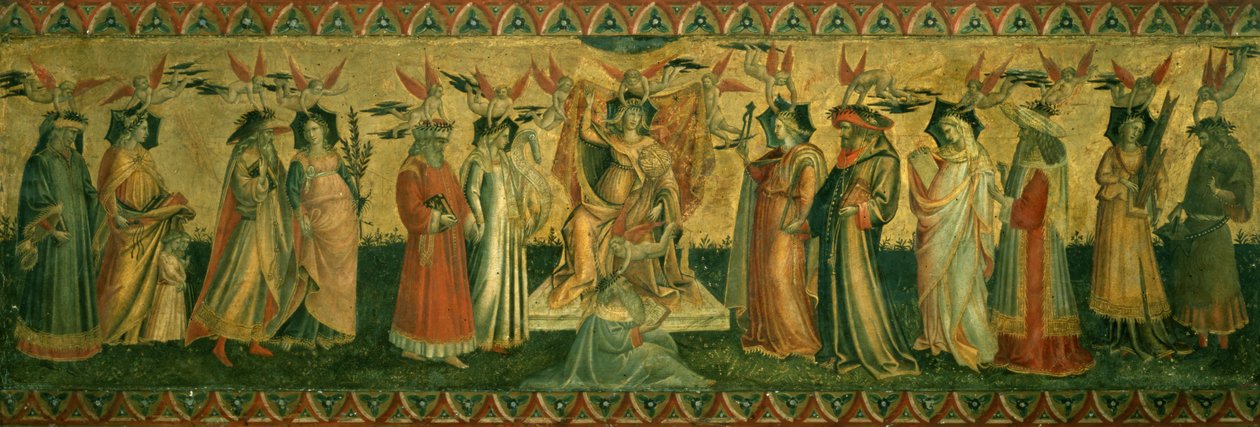 七つの教養、1435年頃 作： ジョバンニ・ダル・ポンテ