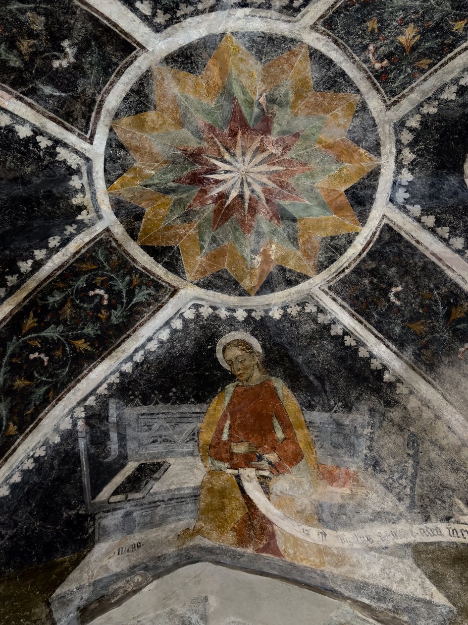 アノンシヤード礼拝堂、1470年頃（フレスコ画） 作： ジョバンニ (所属) ベイソン