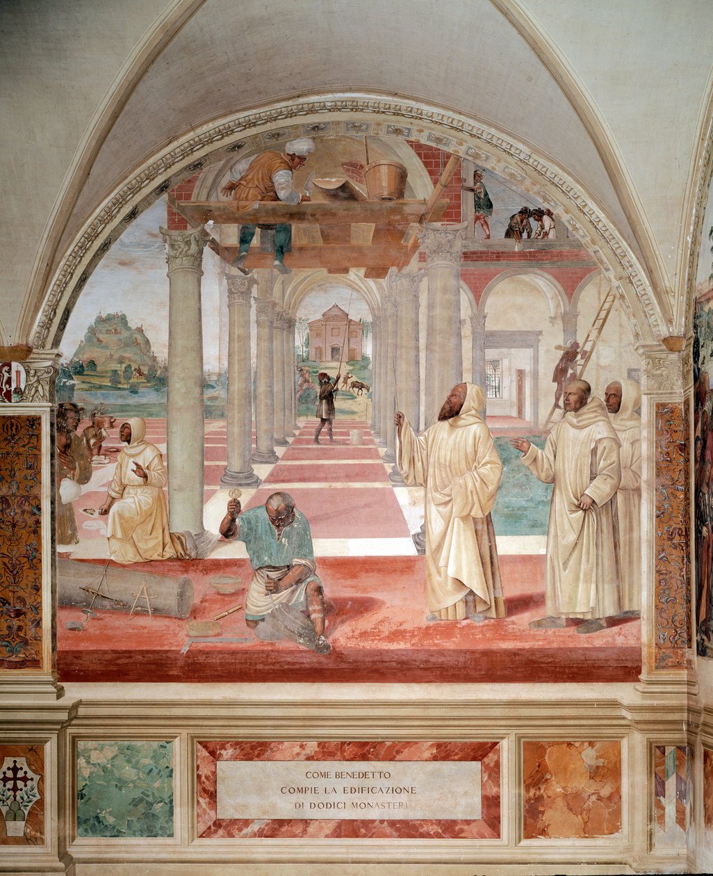 Benedikt baute zwölf Klöster von Giovanni Antonio Bazzi Sodoma
