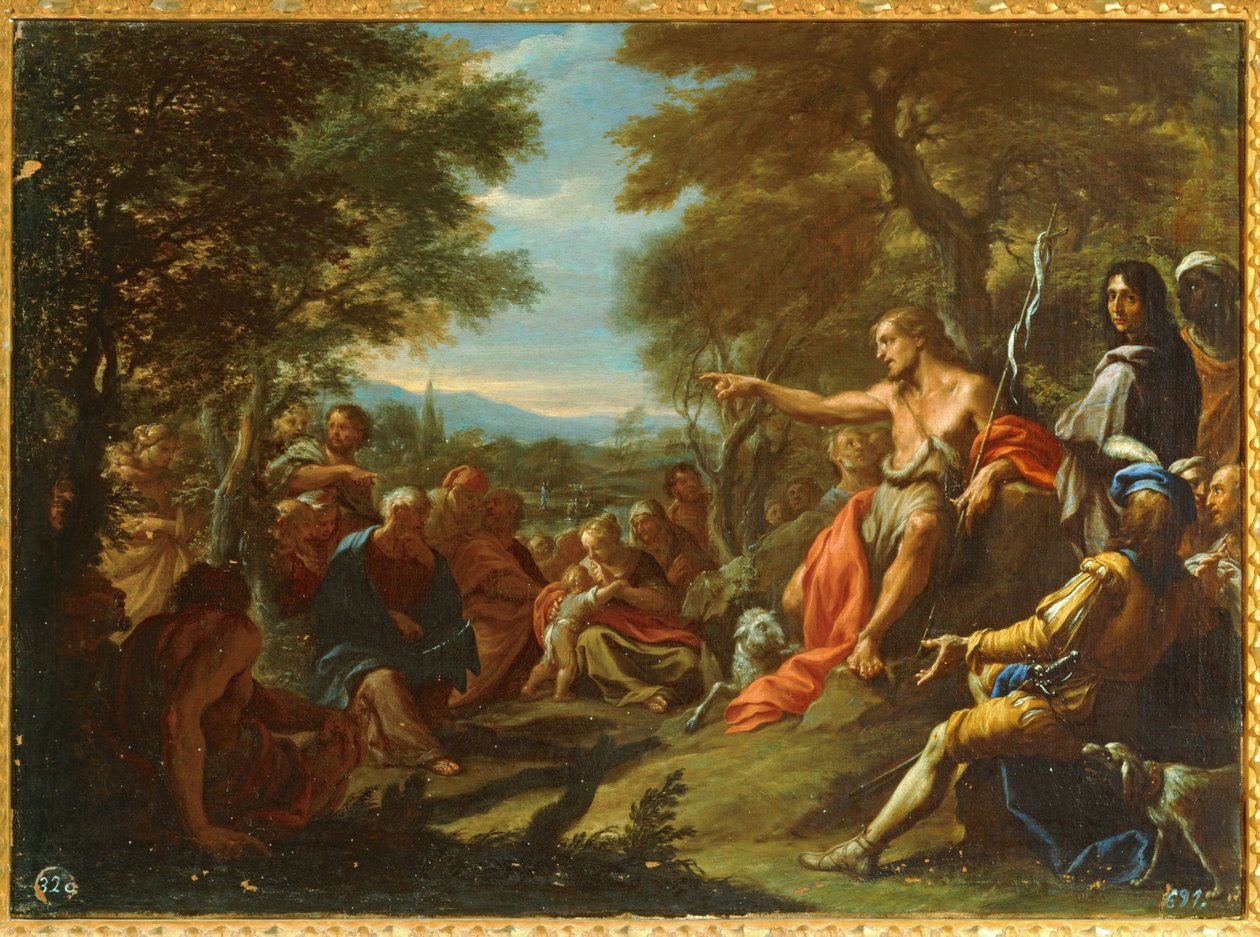 説教する聖ヨハネ（絵画） 作： ジョヴァンニ・アントニオ・バジ・ソドマ