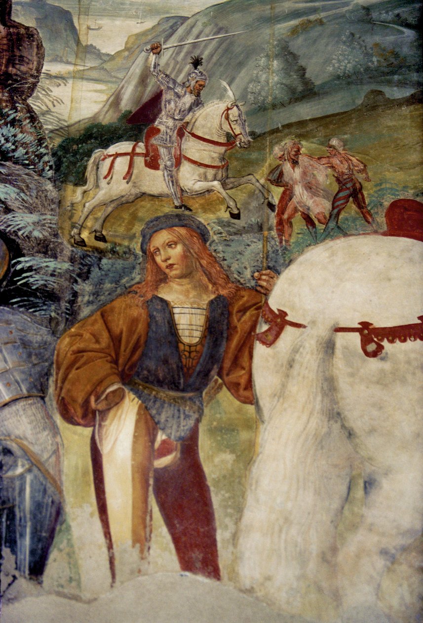 聖ベネディクト・ダ・ヌルシアの生涯 作： ジョヴァンニ・アントニオ・バジ・ソドマ