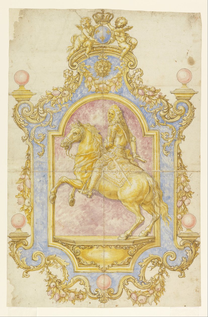 Cosimo III de&39;Mediciの壁の装飾 作： ジョバンニ・バッティスタ・フォッギーニ