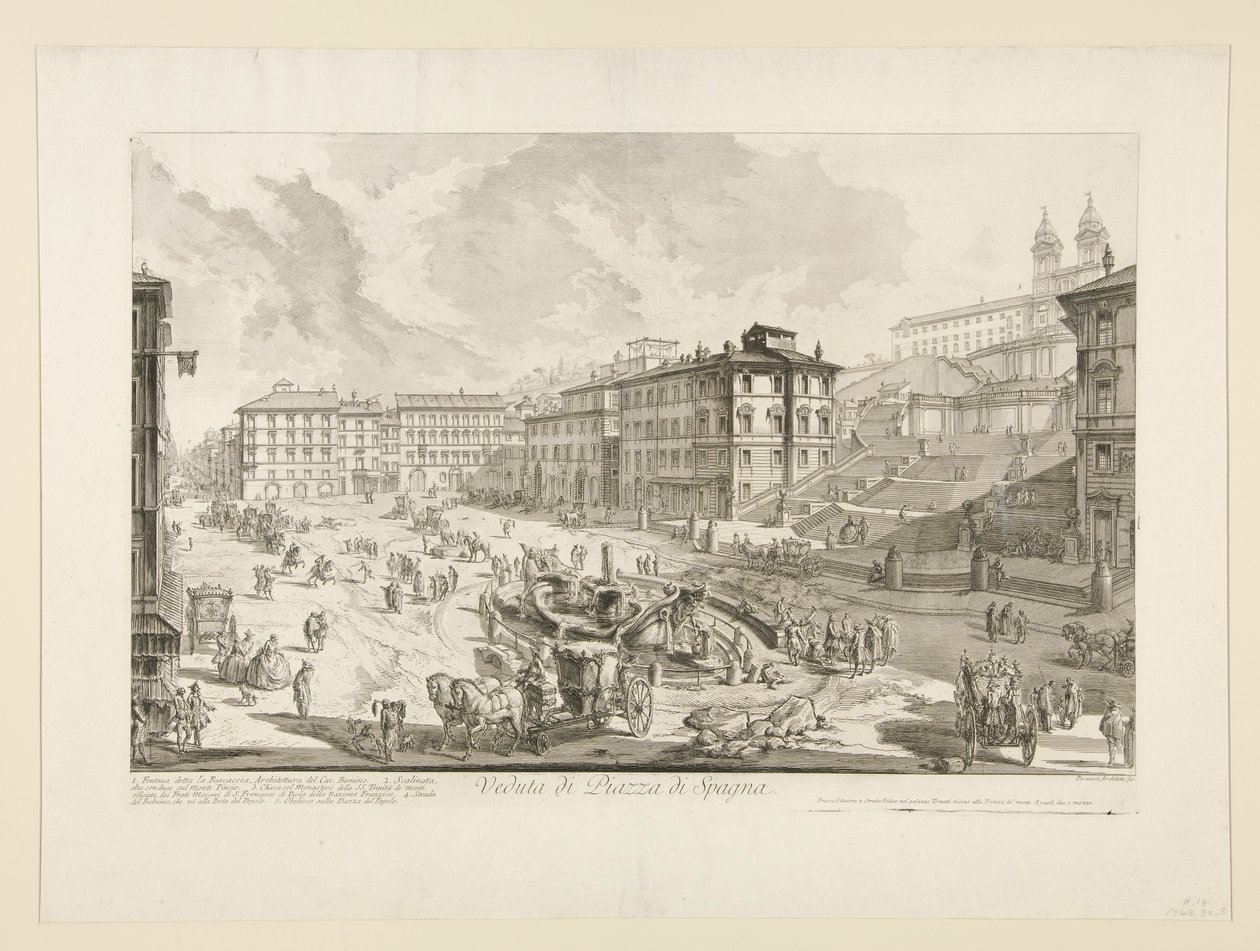 Veduta di Piazza di Spagna (View of Piazza di Spagna), from Vedute di Roma   1347900   ja       japanese Successfully Translated  Original: Allegorie op Napoleon I Bonaparte Allégorie relative à Buonaparte Généralissime des Armées Francáisea (title on obje 作： ジョバンニ・バッティスタ・ピラネージ