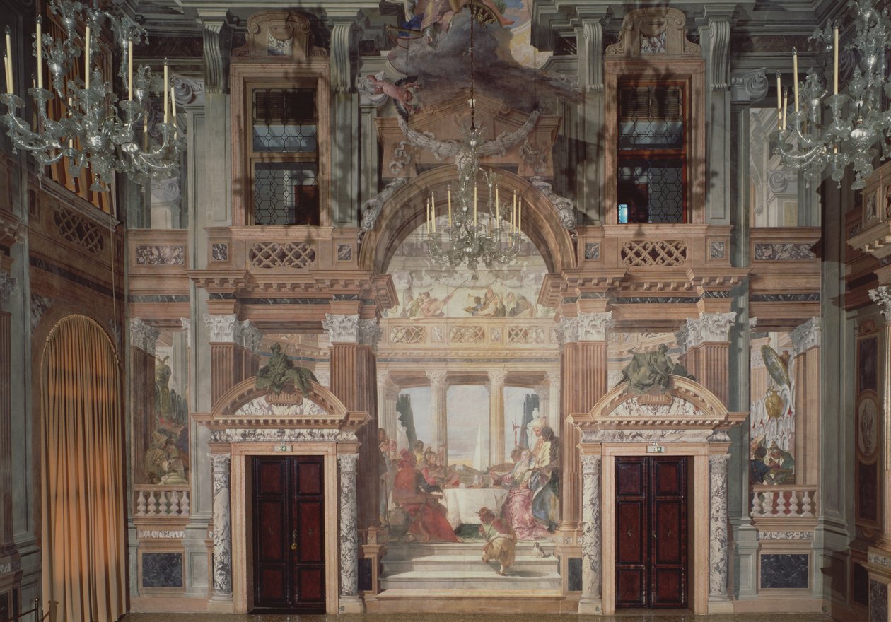 Cleopatras Banquet、1747-50（176188および176768も参照） 作： ジョバンニ・バティスタ・ティエポロ