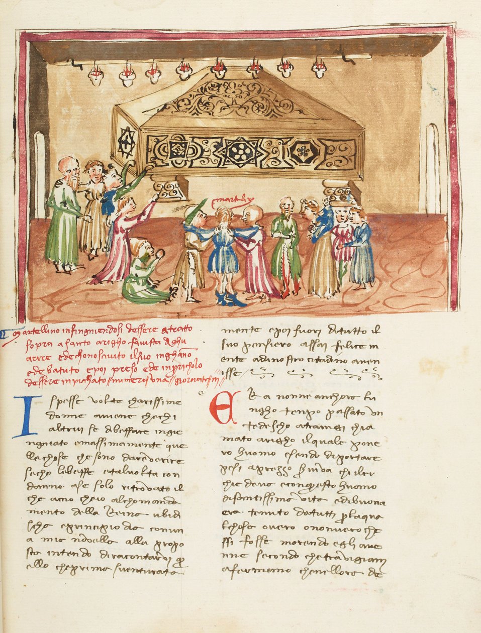 Decameron, La hart au col ; Martellino au tombeau de saint Henri de Trévise, Deuxième journée, nouvelle 1. 作： ジョヴァンニ・ボッカッチョ