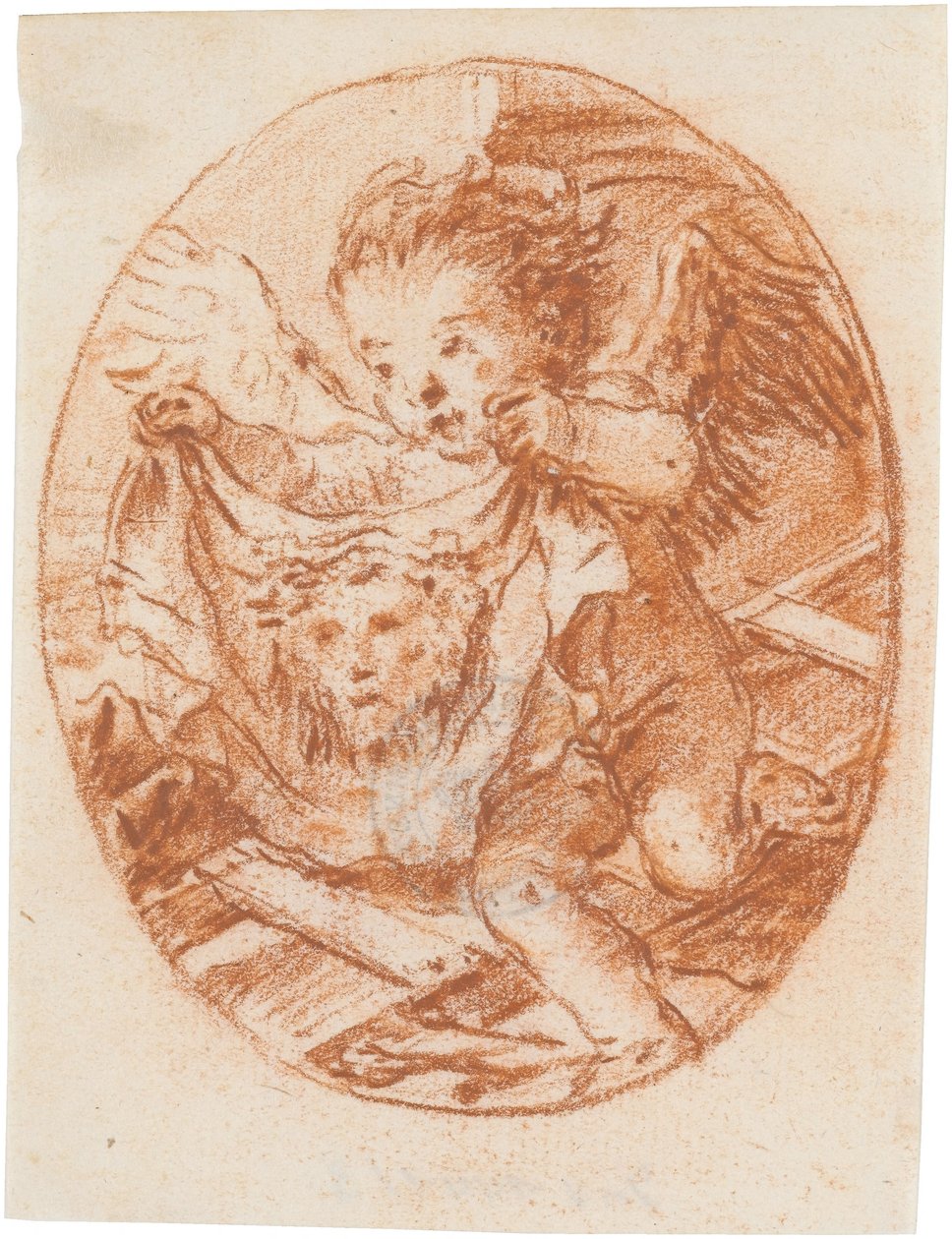 Putto mit Schweißtuch der Veronika und den Leidenswerkzeugen 作： ジョヴァンニ・ドメニコ・ティエポロ