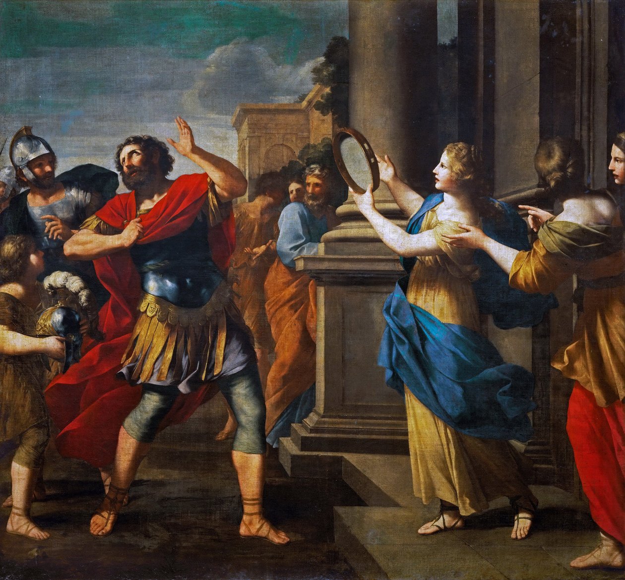 バロック：ジェフテの娘 par Romanelli, Giovanni Francesco (1610-1662) 作： ジョヴァンニ・フランチェスコ・ロマネリ
