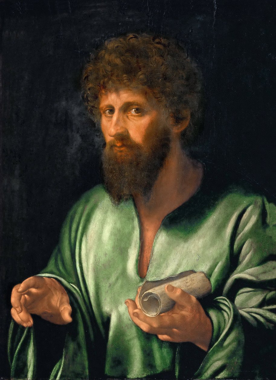 ルネッサンス：古代からの哲学者 par Savoldo, Giovanni Girolamo (1480/85-1548) 作： ジョヴァンニ・ジローラモ・サヴォルド