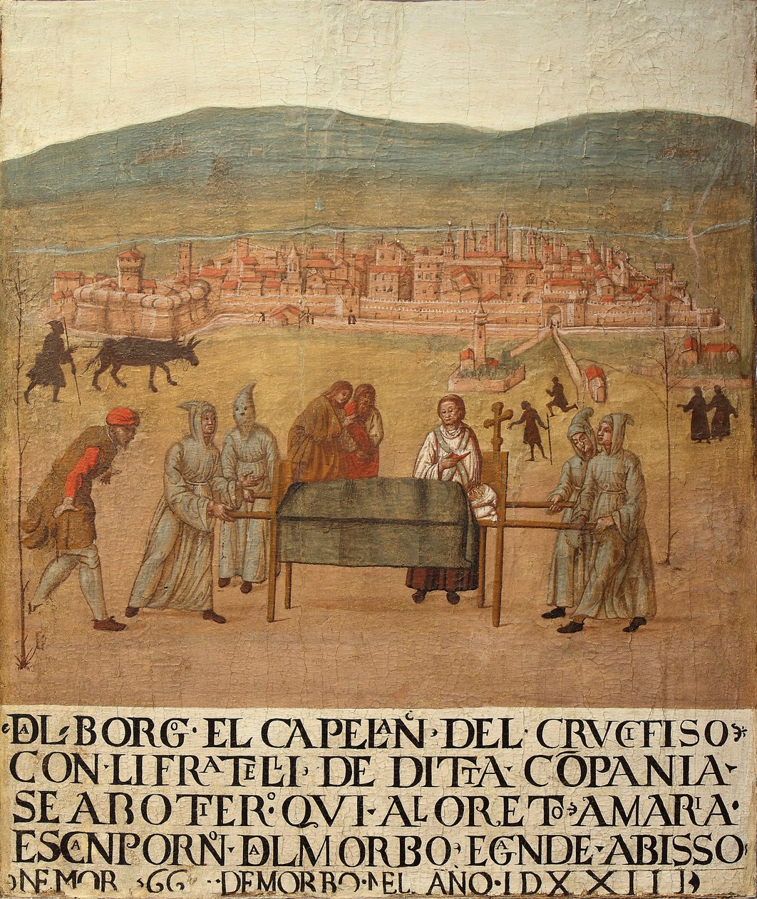 Compagnia del Crocifisso の Loreto への巡礼、16 世紀前半 作： ジョバンニデルレオーネ