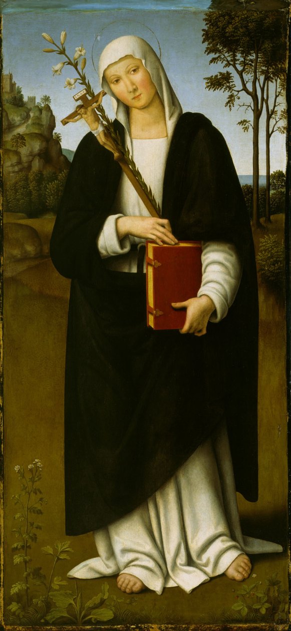 シエナの聖カタリナ 作： ジョヴァンニ・ディ・ピエトロ (c.1450-1529)