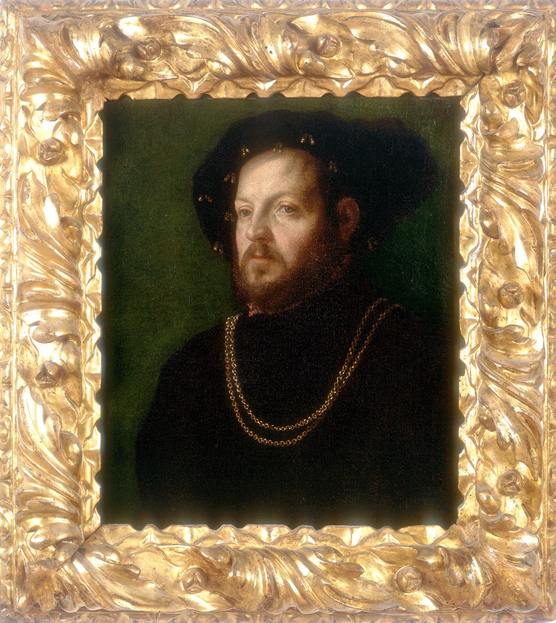 男性の肖像、ジローラモ・ダ・カルピの作品、モデナのGalleria Estenseに保存されている。 作： ジロラモ・ダ・カルピ