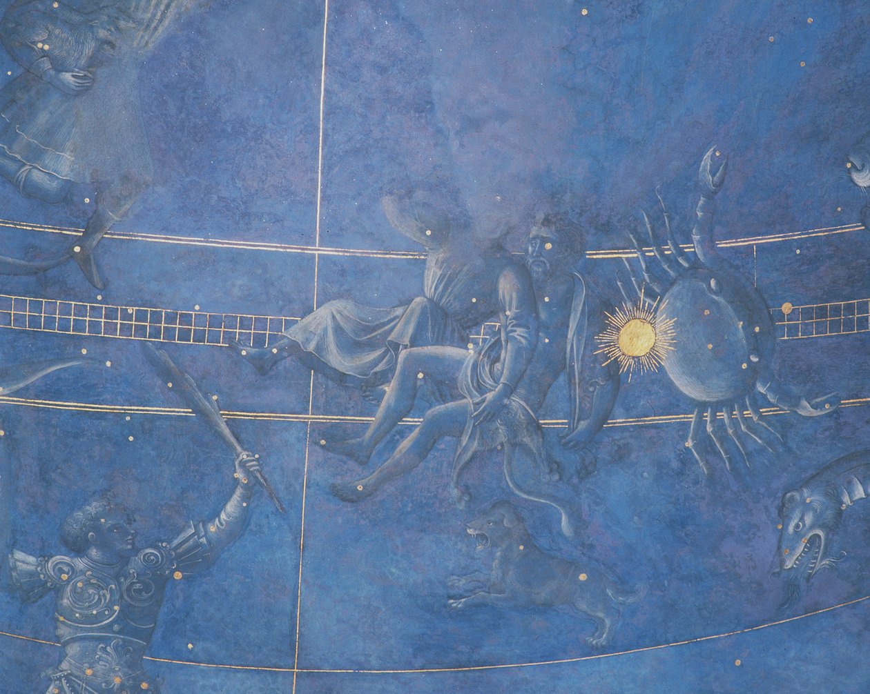 1442年7月4日の夜に星を通過する太陽の道 作： ジュリアーノ・ダリギ・ペゼッロ