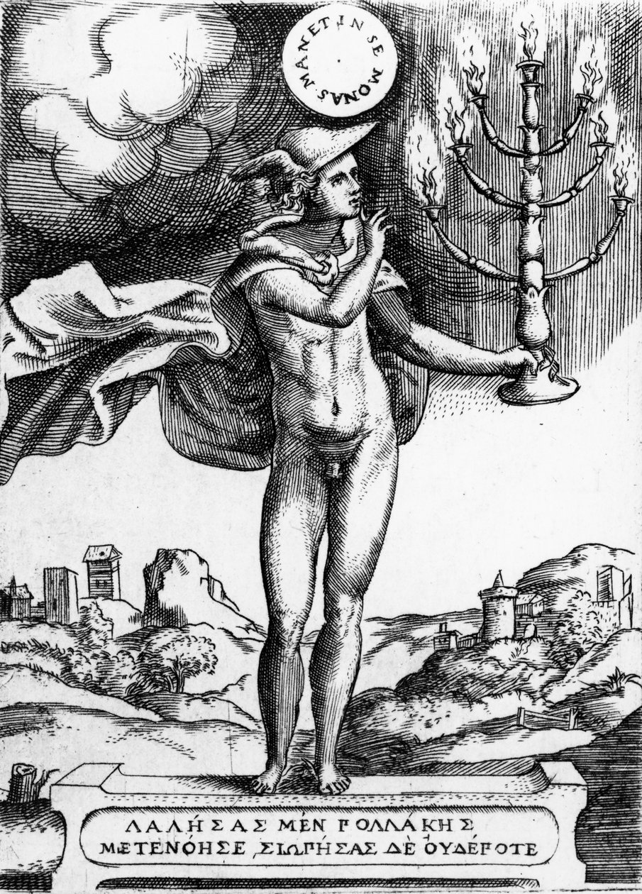 エルメス、1555年（彫刻） 作： ジュリオ・ボナソーネ