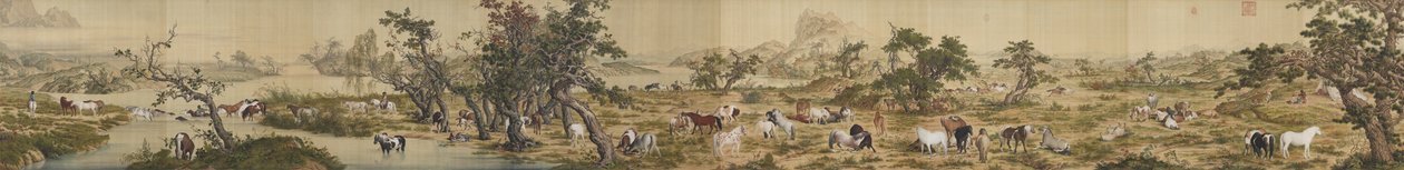 百頭の馬 作： ジュゼッペ・カスティリオーネ