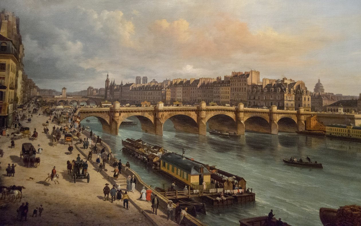 Le Pont-Neuf et la Cité Paris 1832, 1832年。 作： ジュゼッペカネラ長老