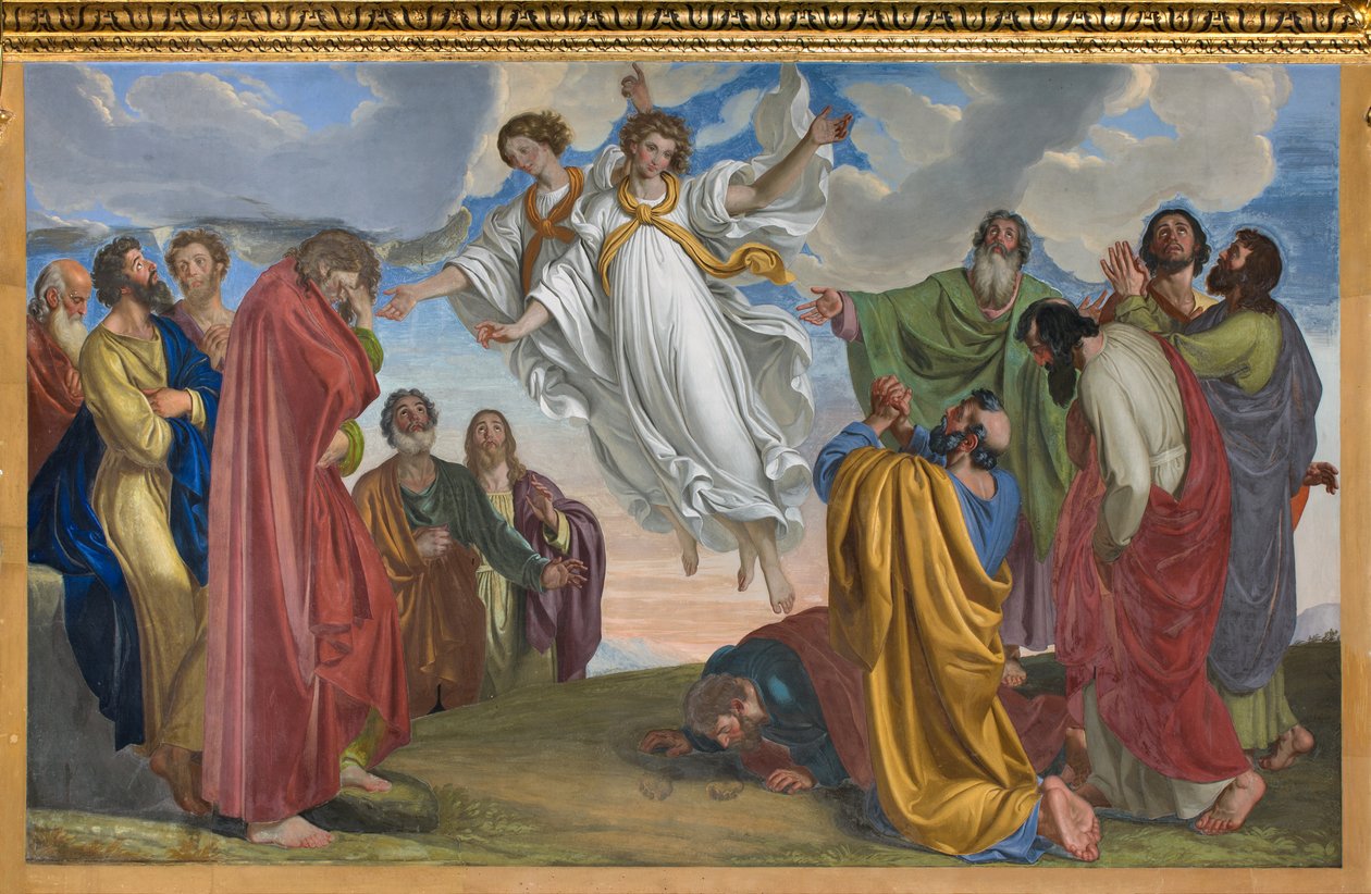 Presbytery, Giueppe Diotti, Apparition of Angels after Ascension 1830 （昇天後の天使の出現 作： ジュゼッペ・ディオッティ
