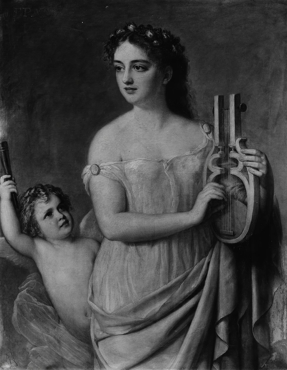 エラト、1869年。 作： ジュゼッペ・ファニャーニ