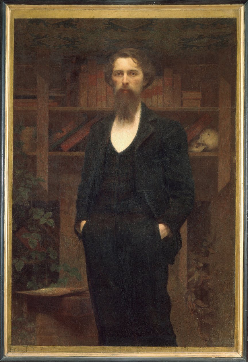 自画像 - ジュゼッペ・ペリッツァ・ダ・ボルペド（1868-1907）。油彩・キャンバス 作： ジュゼッペペリッツァダヴォルペド
