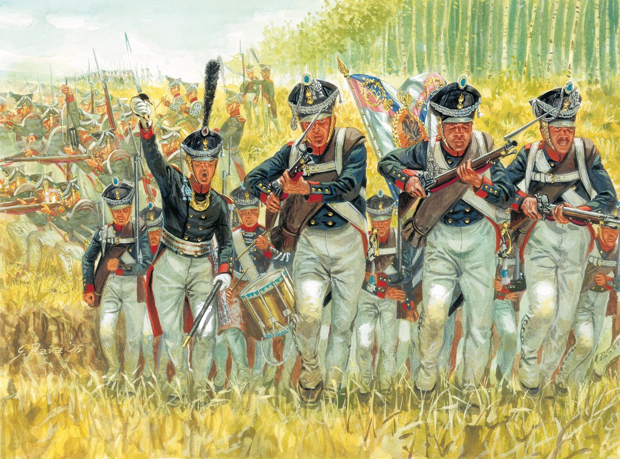 ロシアの作戦：1812年、ナポレオン1世（1769-1821）軍に対する