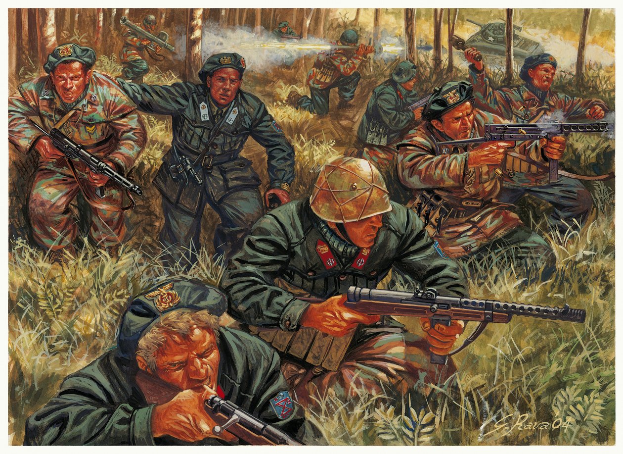 第二次世界大戦：ジュニオ・ヴァレリオ・スキピオーネ・ボルゲーゼ王子（1906-1974）。 作： ジュゼッペ・ラヴァ