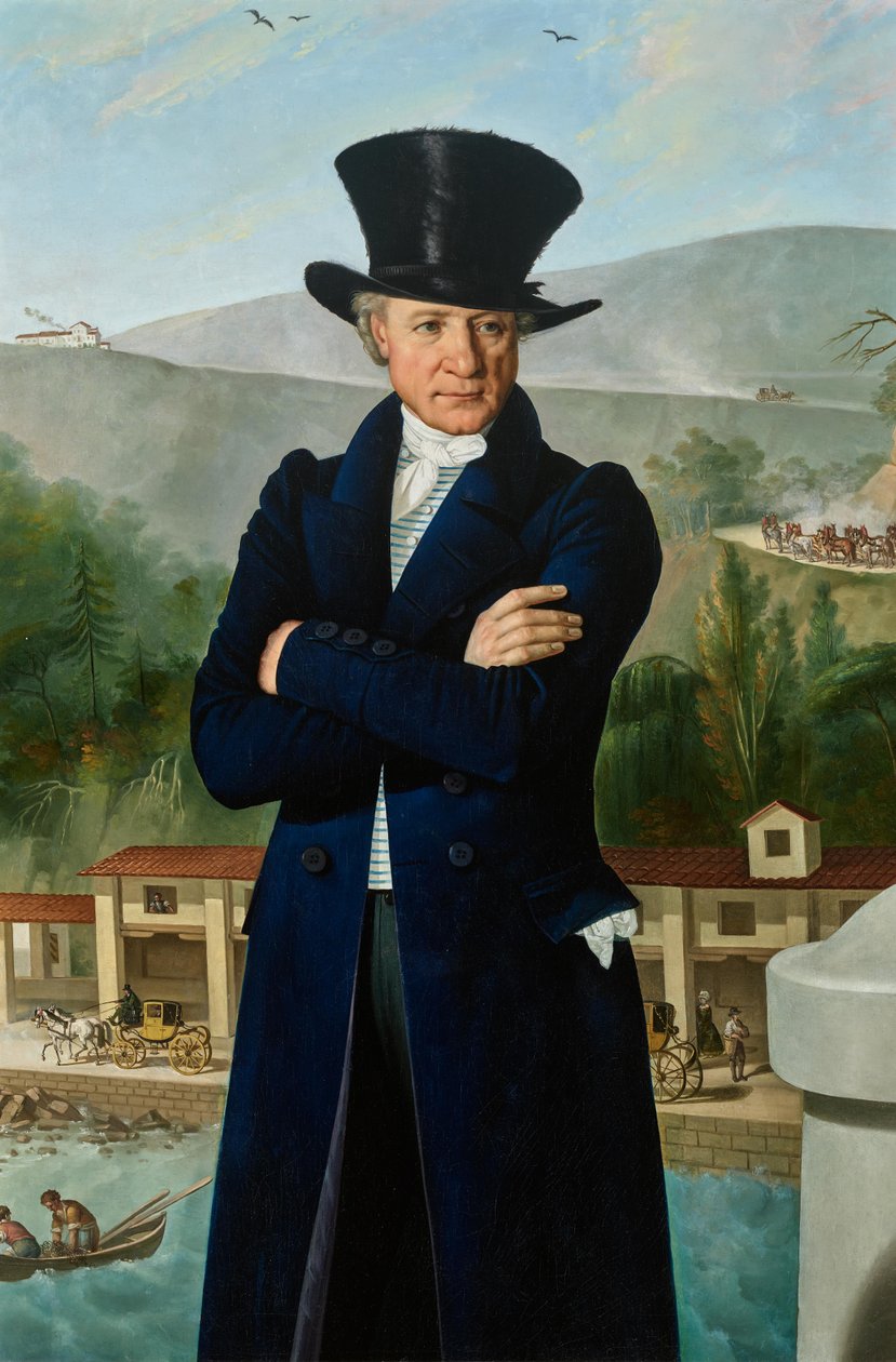 トリエステ港の運搬請負業者パオロ・プライニッチュ（ローズグ1762年～トリエステ1840年 作： ジュゼッペ・トミンズ