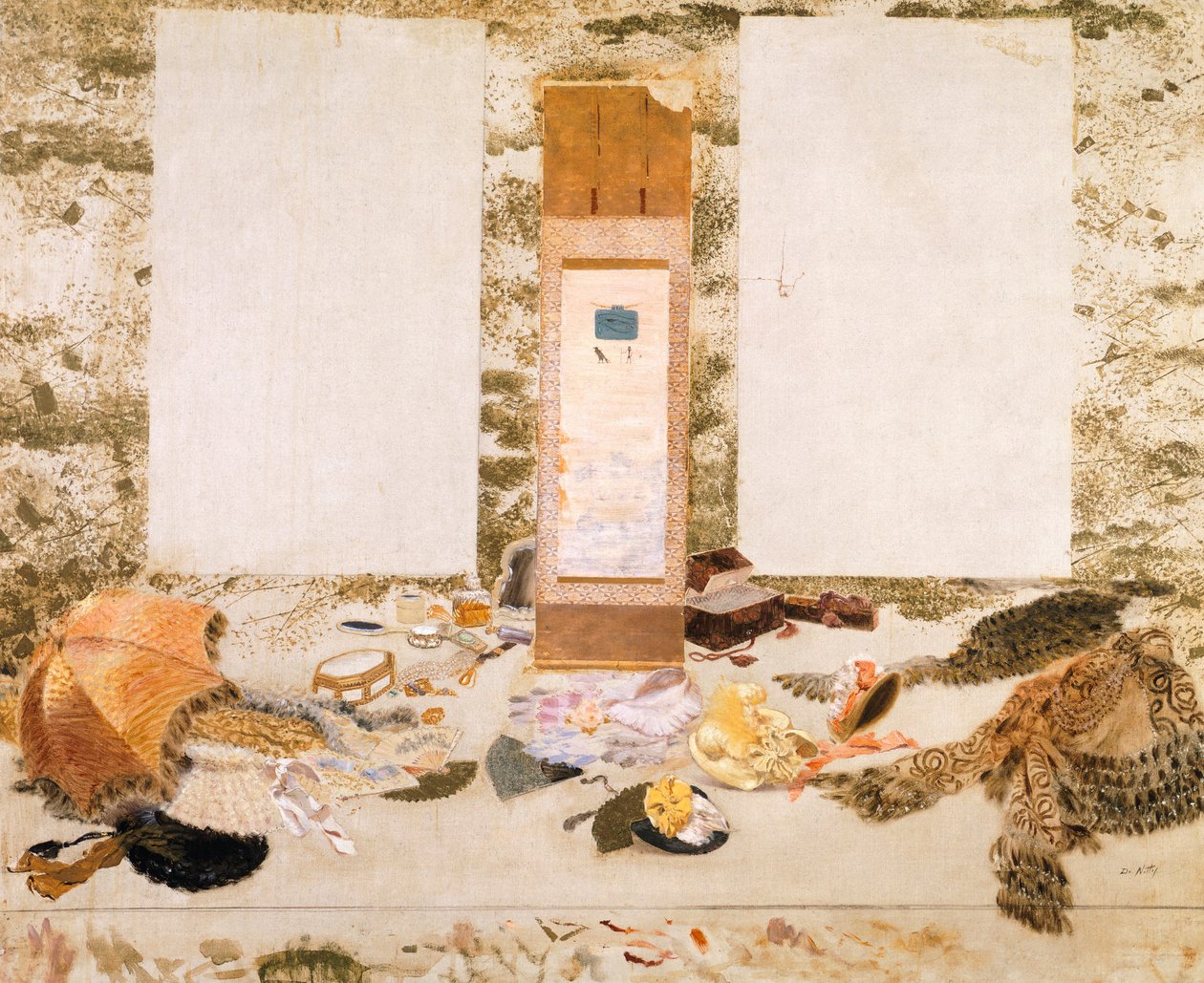 ジュゼッペ・デ・ニッティス（1846-1884）の静物画 作： ジュゼッペまたはジョセフ・ド・ニッティス