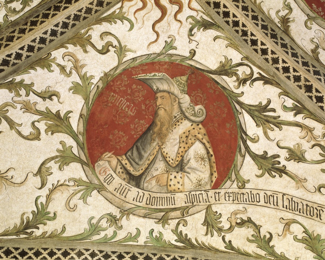 Loggia d "Annunciation、1451年の預言者ミカ 作： ジュスト・ダラマーニャ