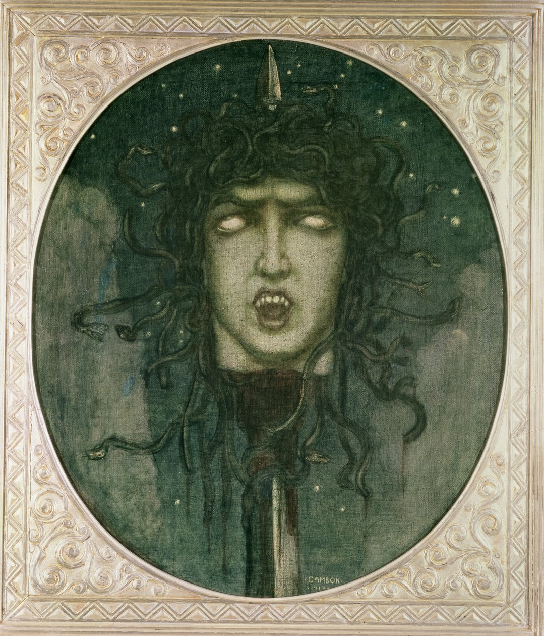 メデューサ、1919 作： グラウコ・カンボン