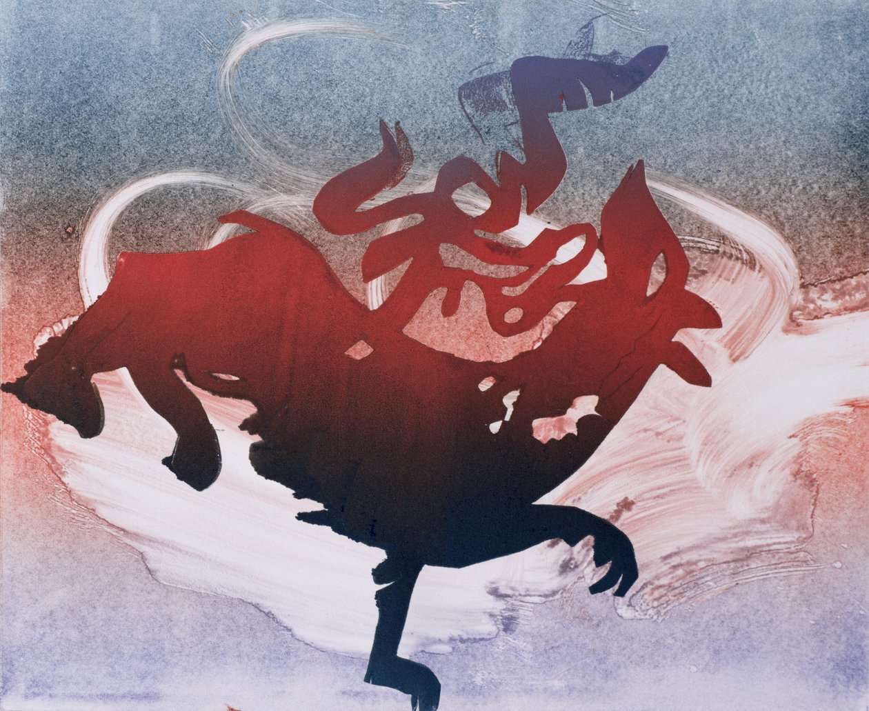 Maeshowe Dragon、1995（monotype） 作： グロリア・ワリントン
