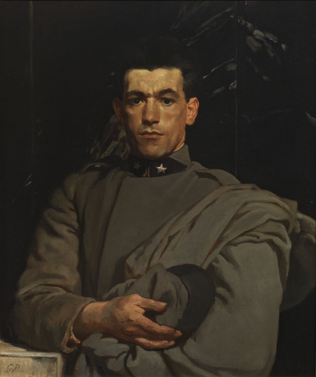 イタリアの兵士No.2、1918年頃（キャンバスに油彩） 作： グリン・ウォーレン・フィルポット